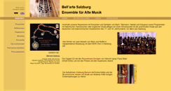 Desktop Screenshot of bellartesalzburg.de